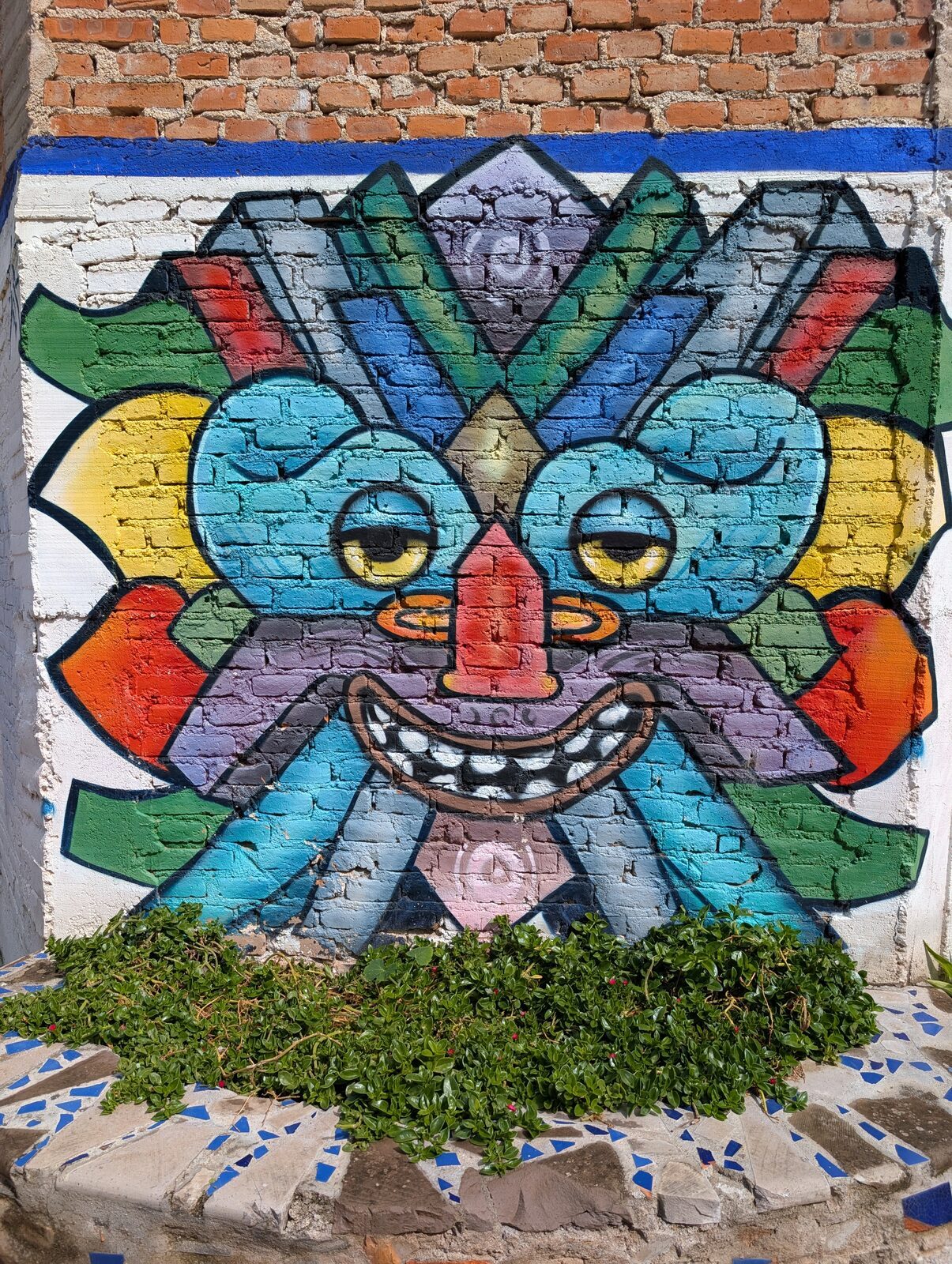 Máscara de deidad mesoamericana
