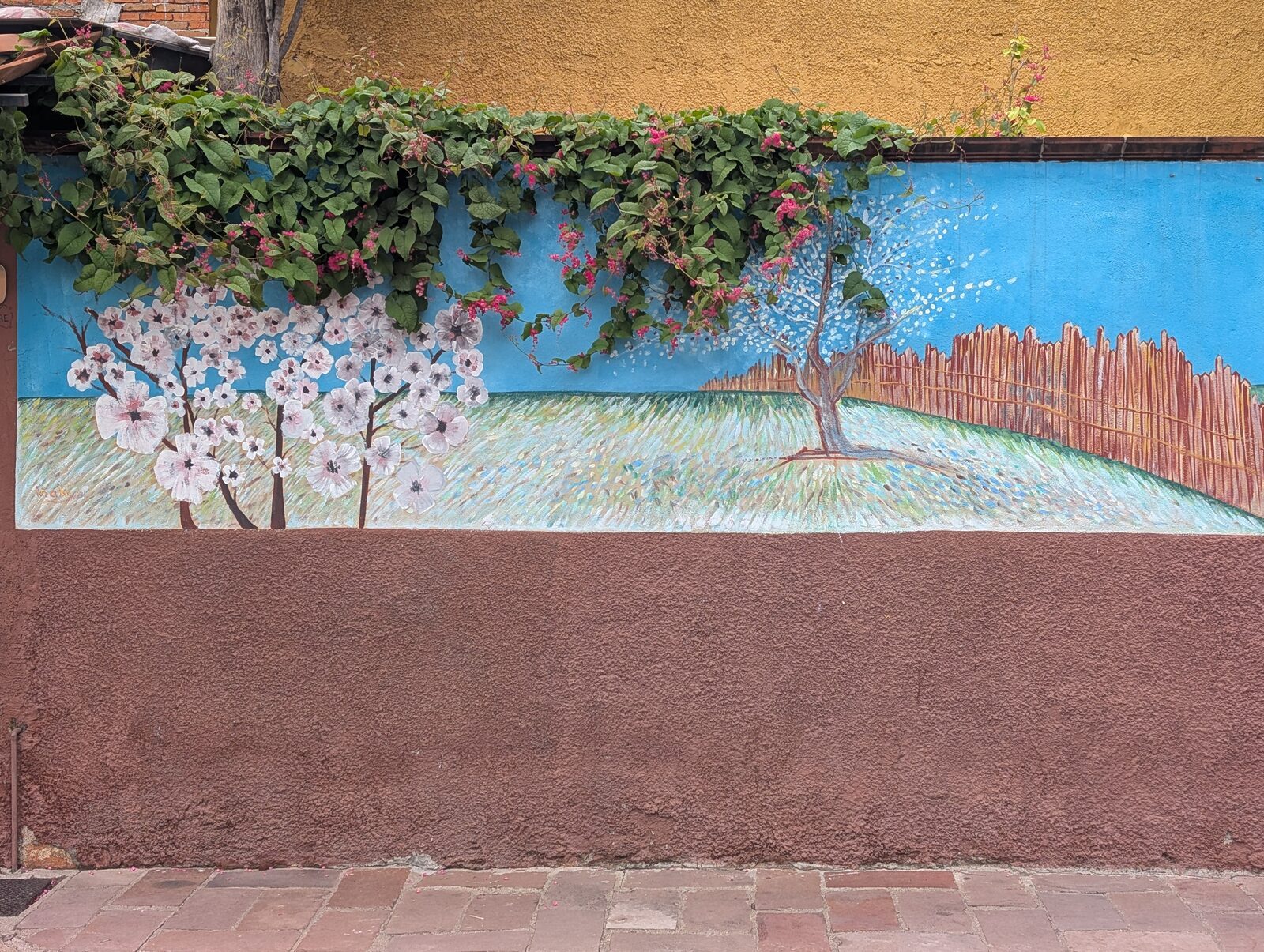 Blossoming orchard