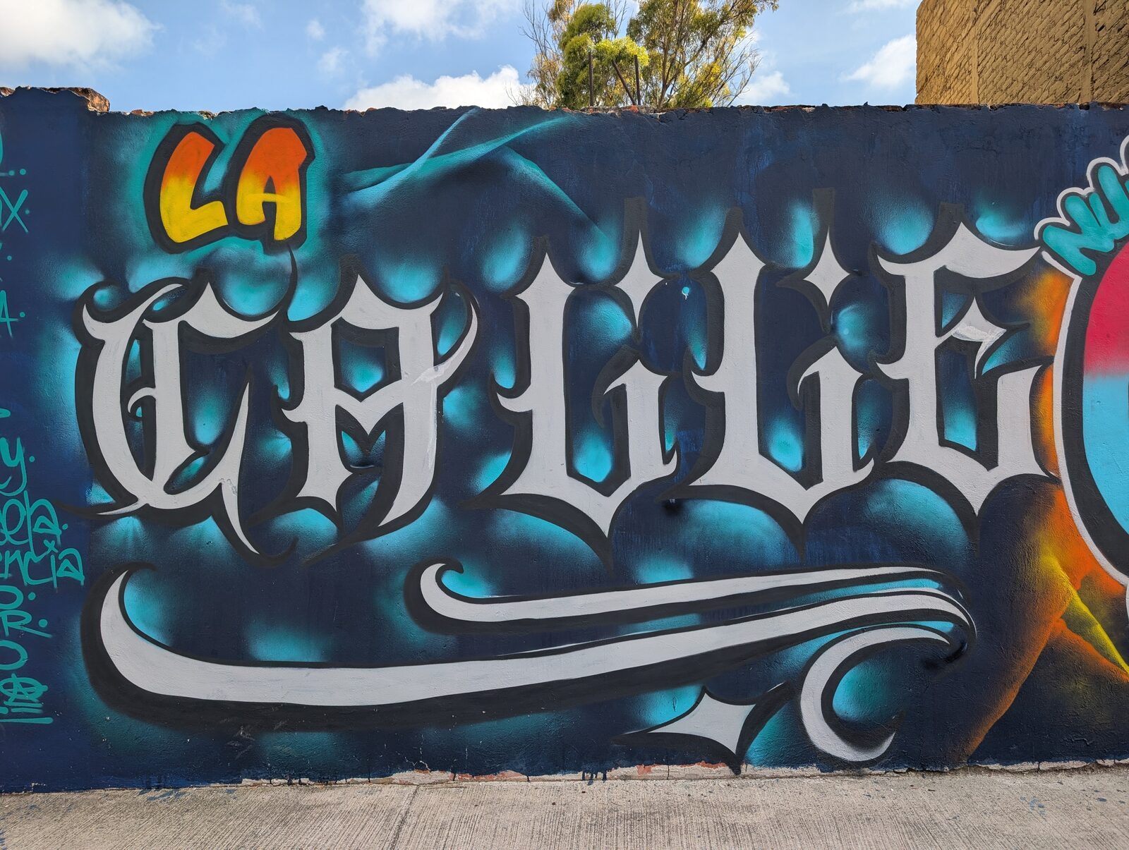 LA CALLE in blackletter