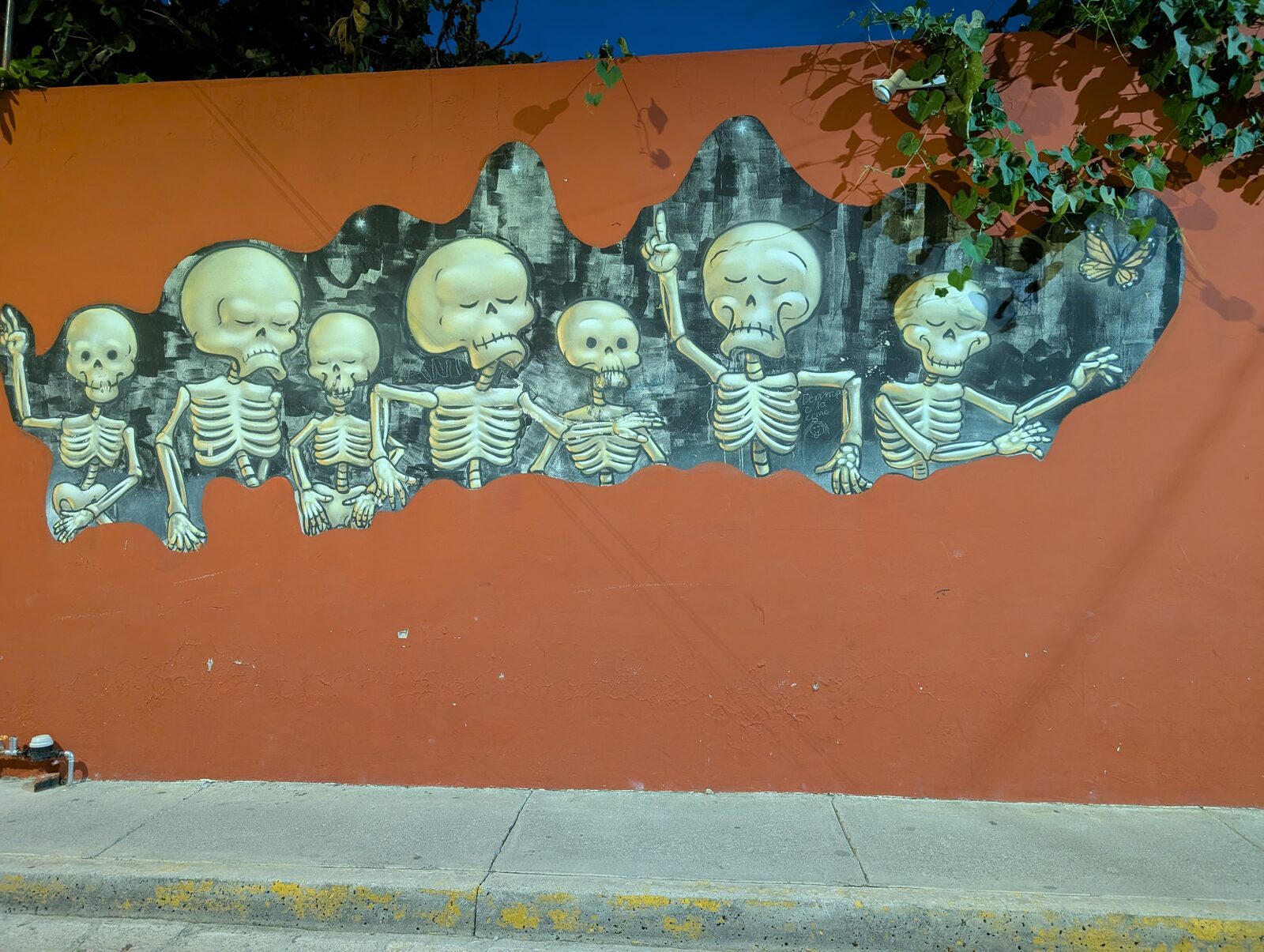 Dancing skeletons