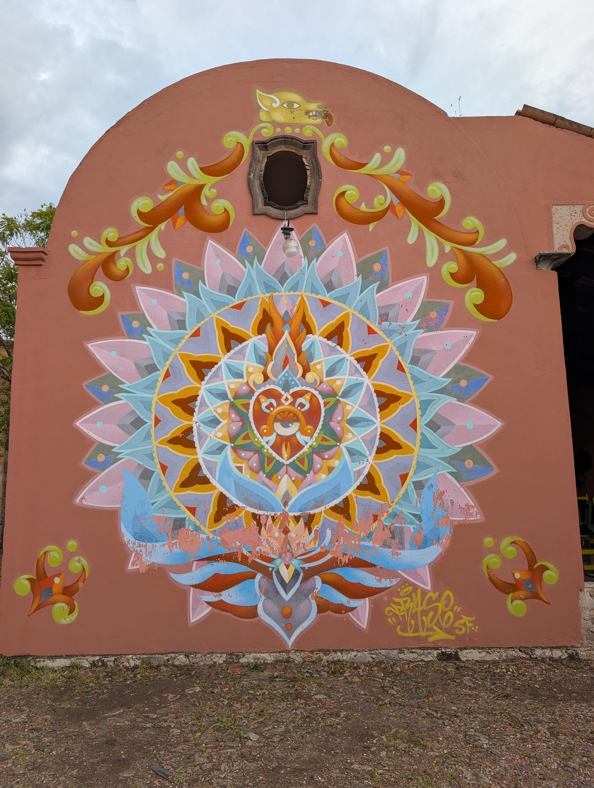Sacred Heart mandala