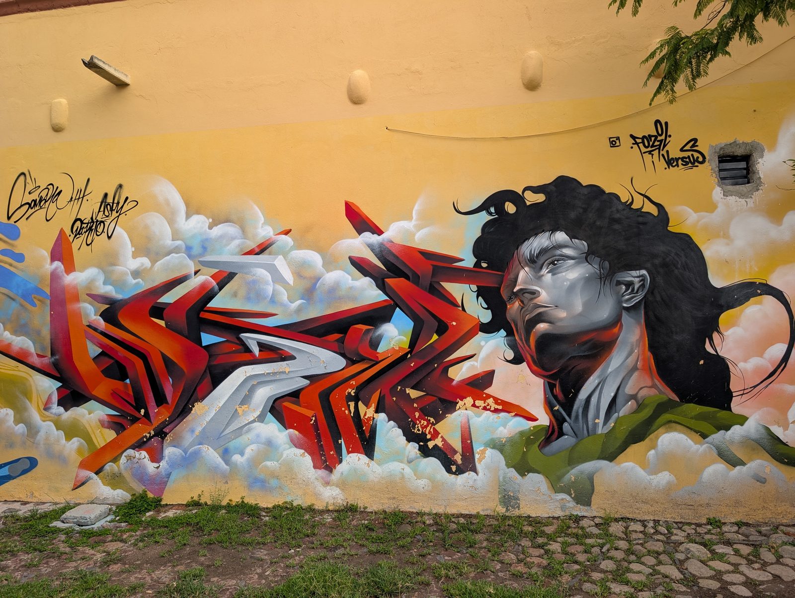 Red wildstyle and warrior