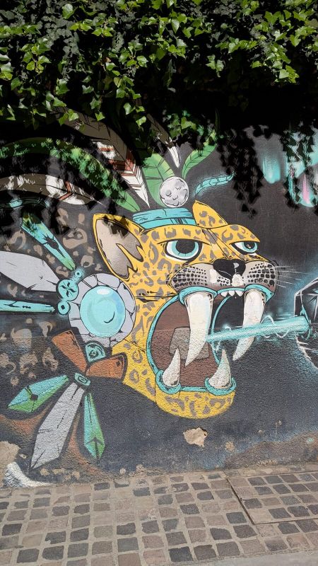 Cabeza de guerrero jaguar