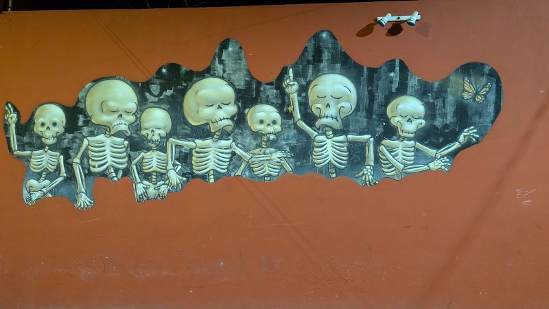 Dancing skeletons
