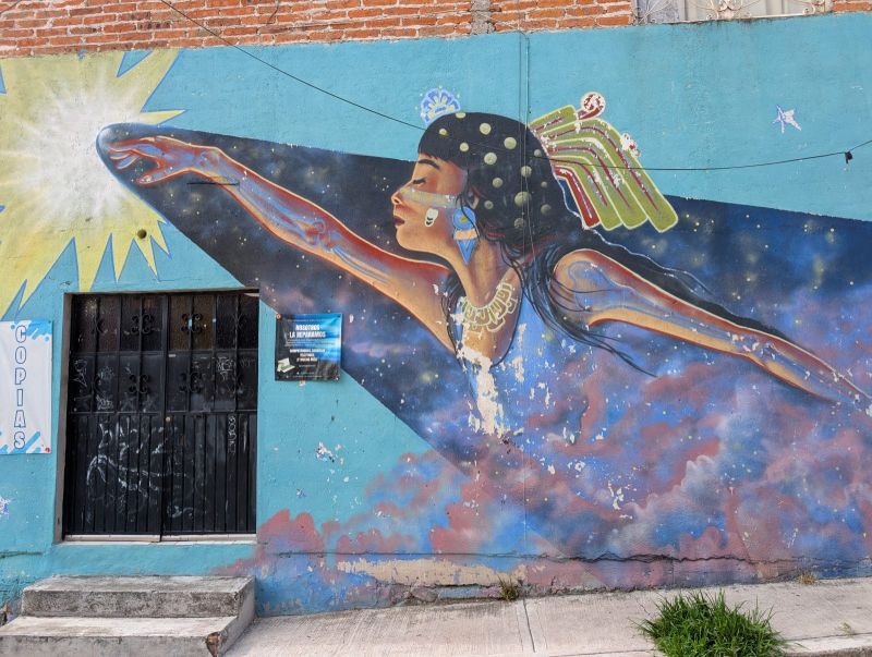 Mujer mexica voladora