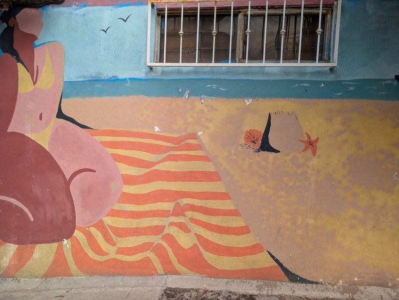 Mujer en la playa