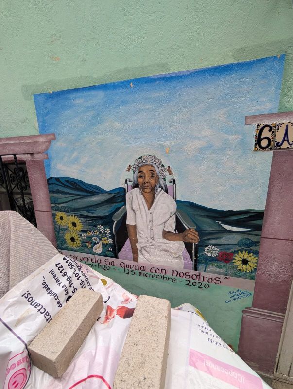 Memorial elder portrait