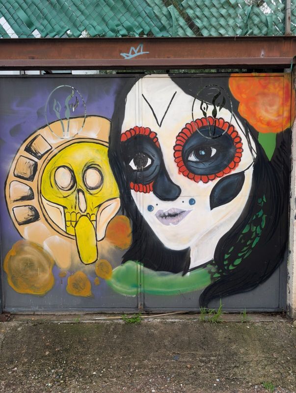 Catrina y calavera