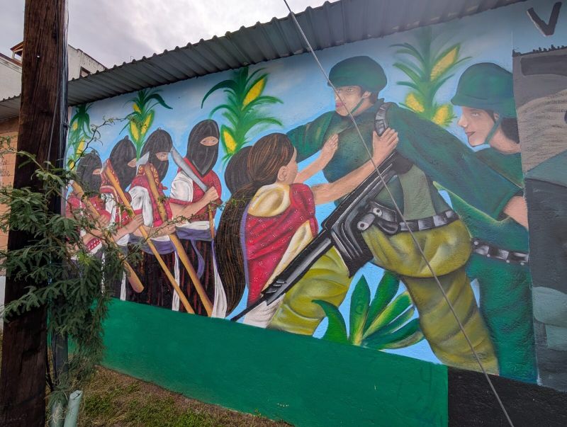Zapatista confrontation