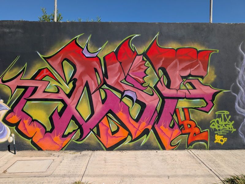 Pieza wildstyle roja