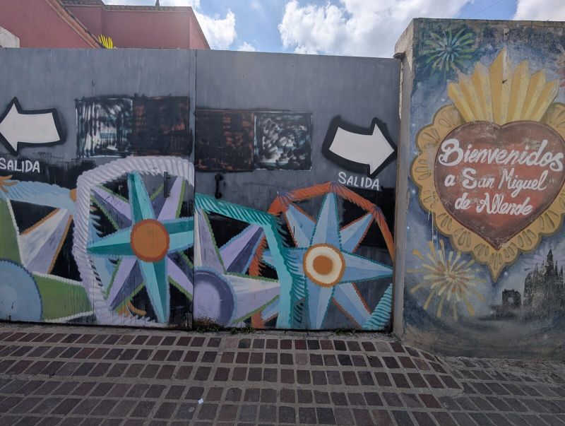 Corazón de bienvenida