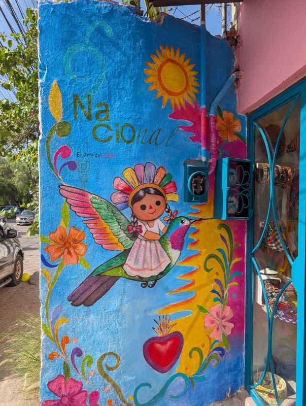 Lele montando un colibrí
