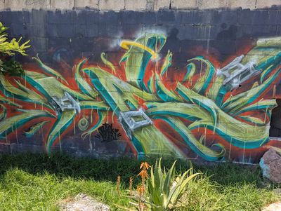 Flowing wildstyle ribbons