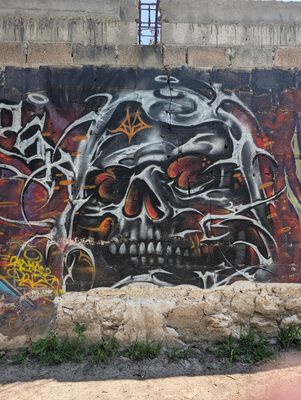 Silver skull
