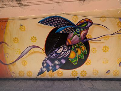 Colibrí estilo alebrije