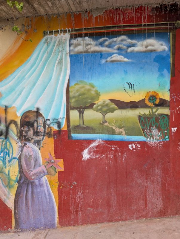 Girl at a window