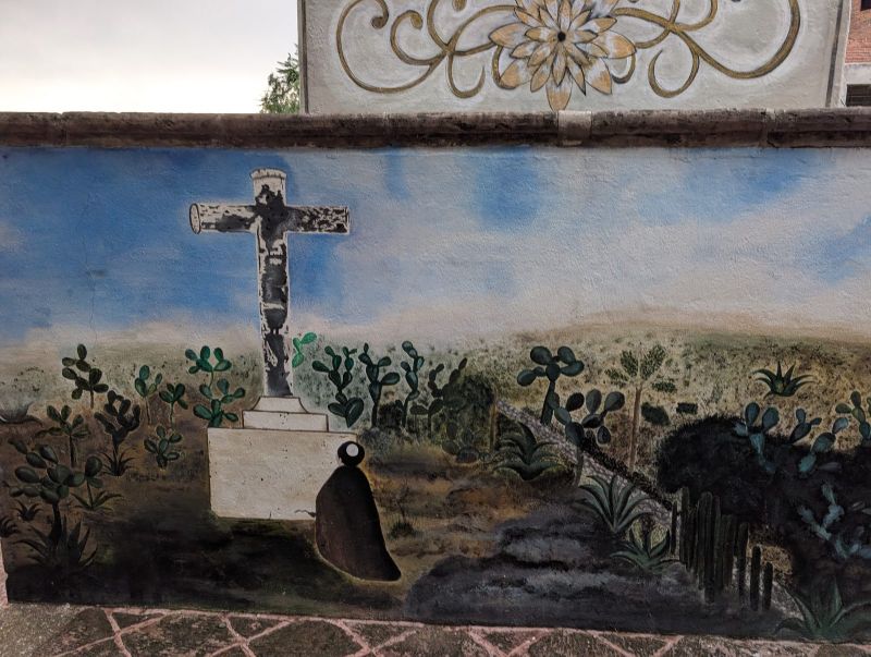 Desert wayside cross