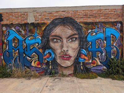 Mujer de cabello largo