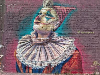Pierrot con gorguera