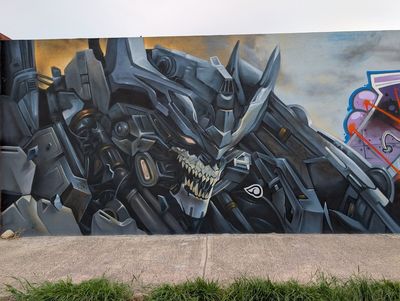 Robot de guerra gruñendo