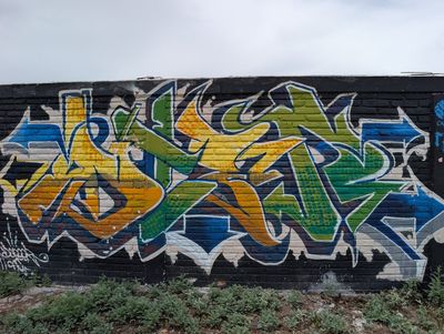 Wildstyle verde y amarillo