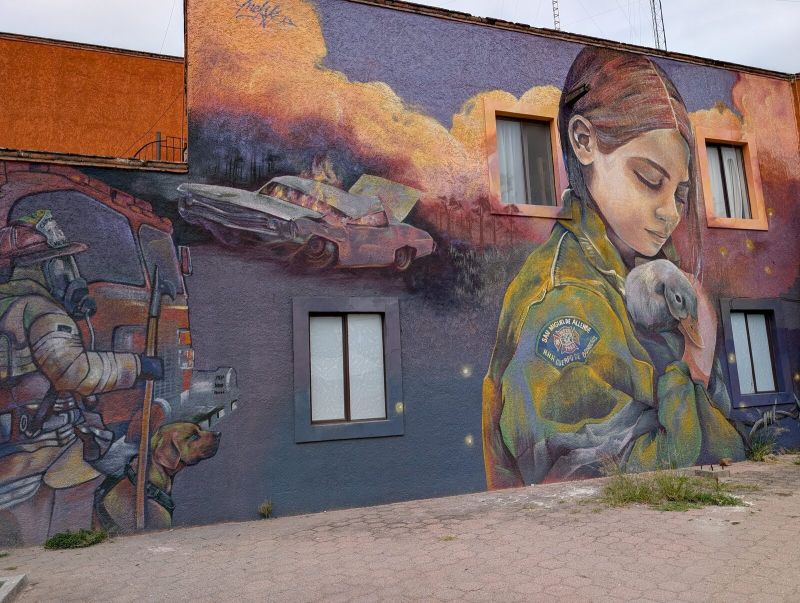 Firefighters' tribute