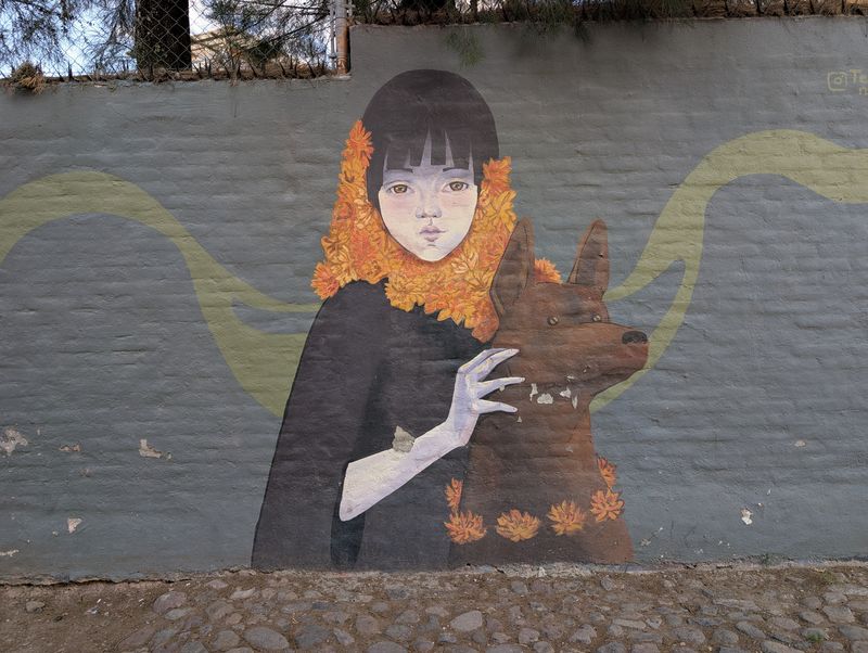 Girl with marigold cowl