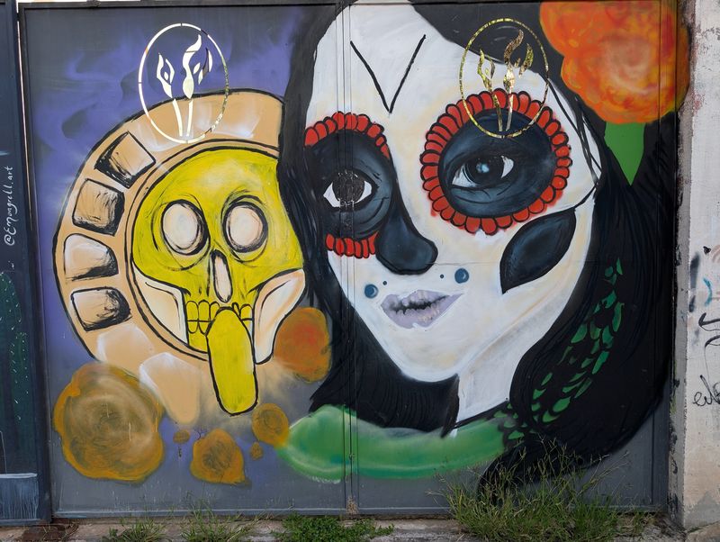 Catrina and calavera